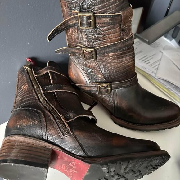 Freebird Apex Boots in Cognac size 8 - never worn - Picture 3 of 7